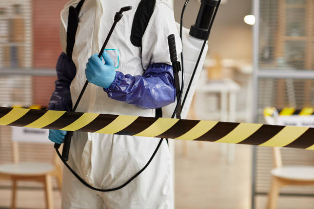Professional Blood Cleanup technician working in Edgewood, IN